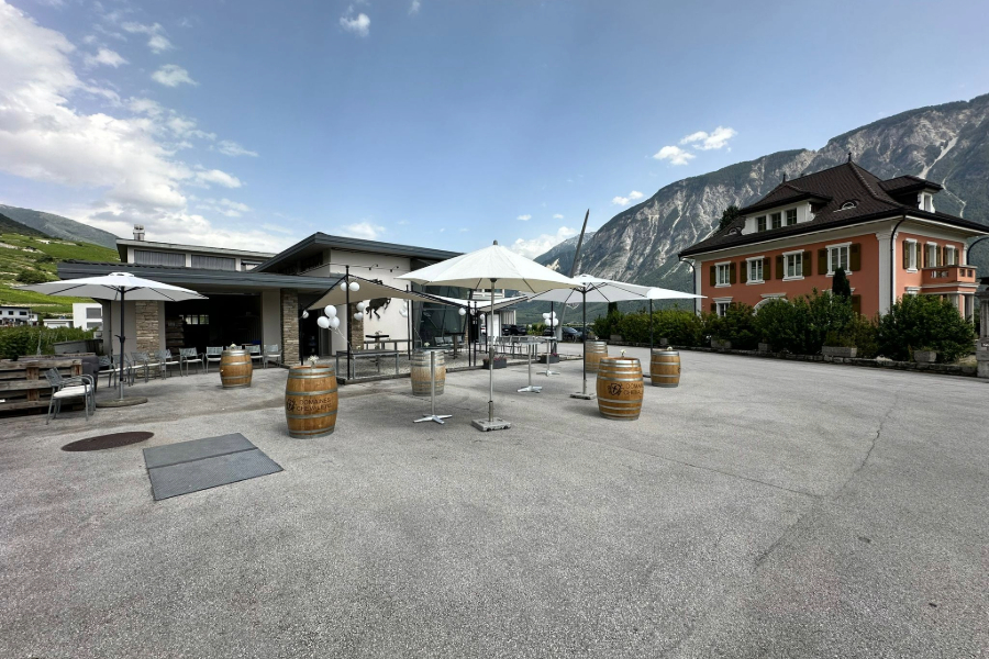 Terrasse Domaines Chevaliers